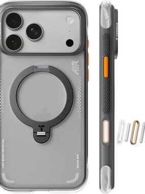 TORRAS Ostand‎ Q3 Air for iPhone 17 Pro Case 6.3'' with Stronger Magnetic Stand